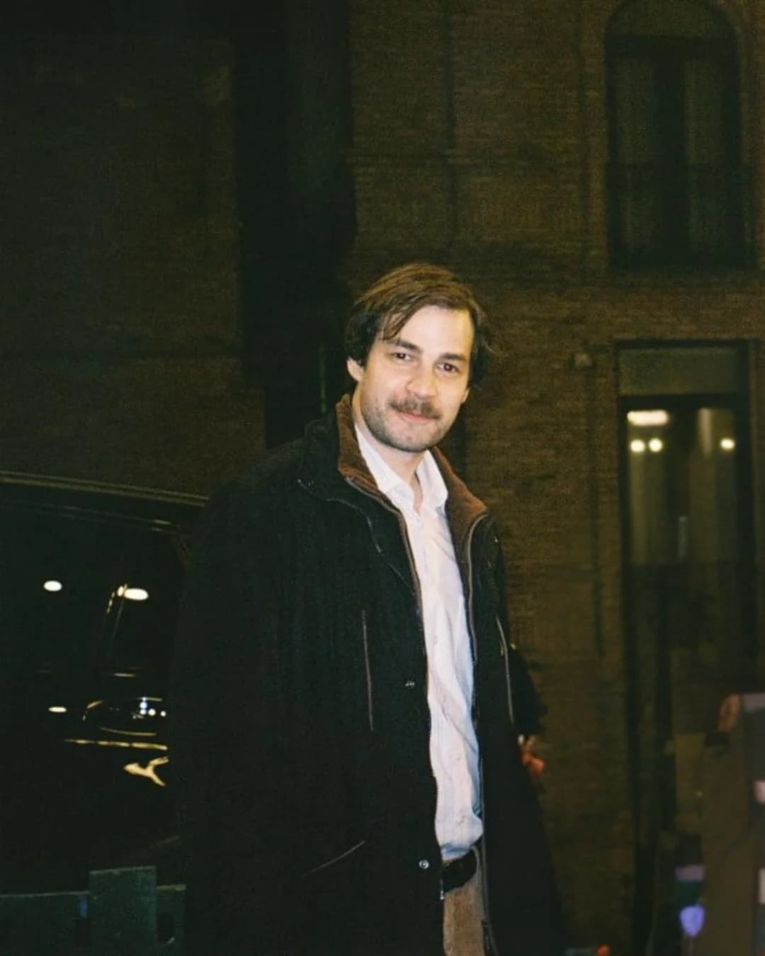 Tazo Kvirikadze, evening street portrait